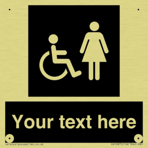 Custom information: black panel disabled and female